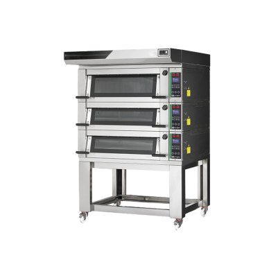 Electrical deck oven